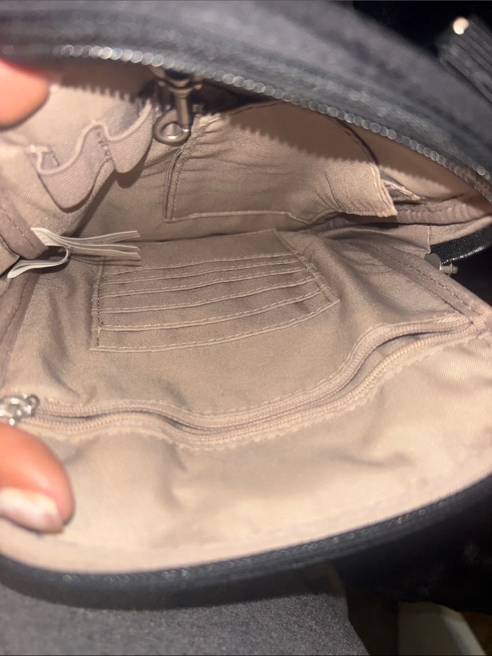 Baggallini Black Compact Crossbody Organizer